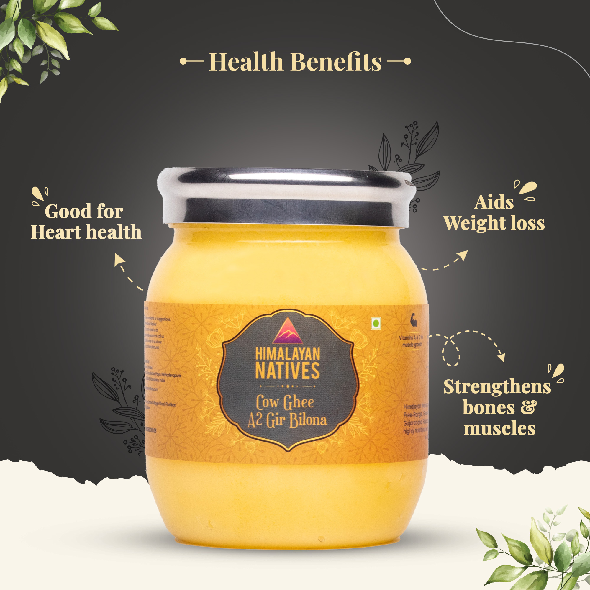 Health Benefits - A2 Gir Cow Bilona Ghee