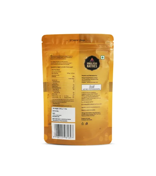Product Specification - Jaggery Powder